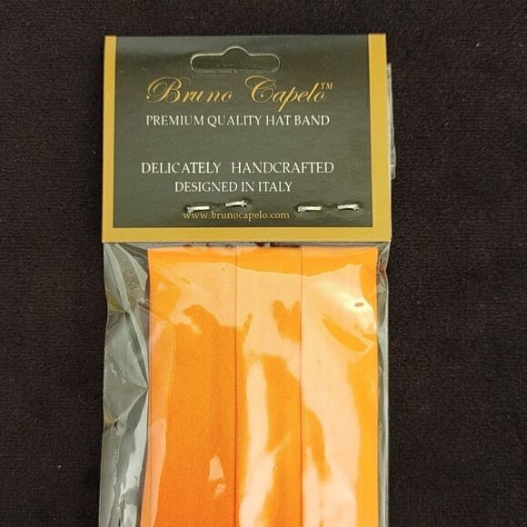 BRUNO CAPELO FASHION 3 PLEAT SATIN HAT BAND. - Picture 2 of 2